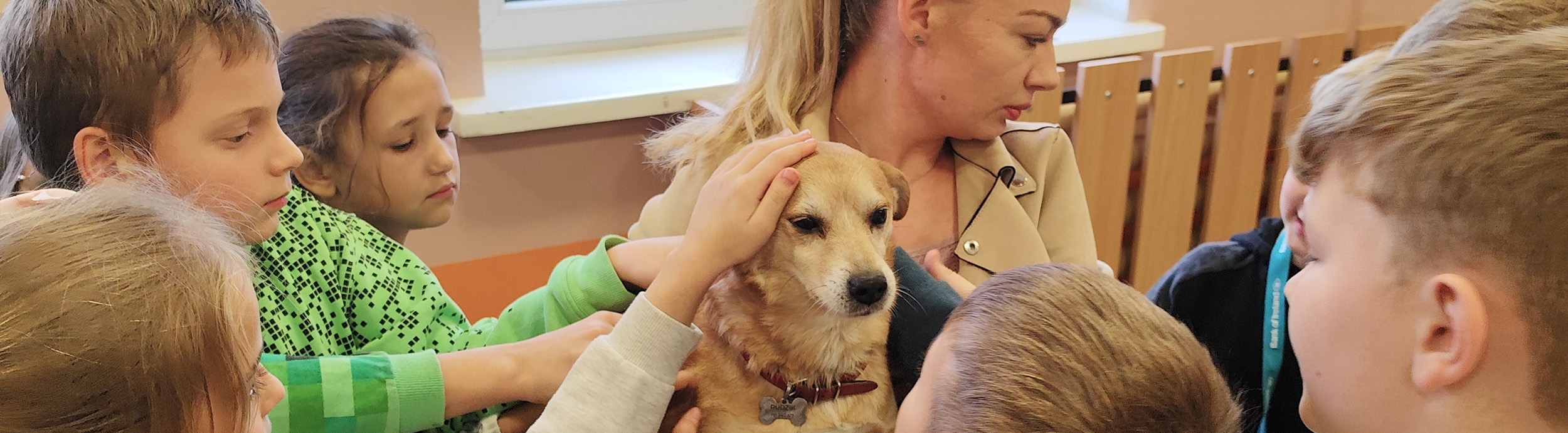 WIZYTA WOLONTARIUSZKI ZE SCHRONISKA I ZBIÓRKA DLA ZWIERZĄT