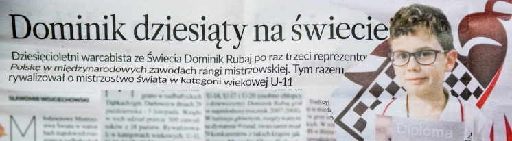 Sukcesy warcabowe w roku szkolnym 2017/2018