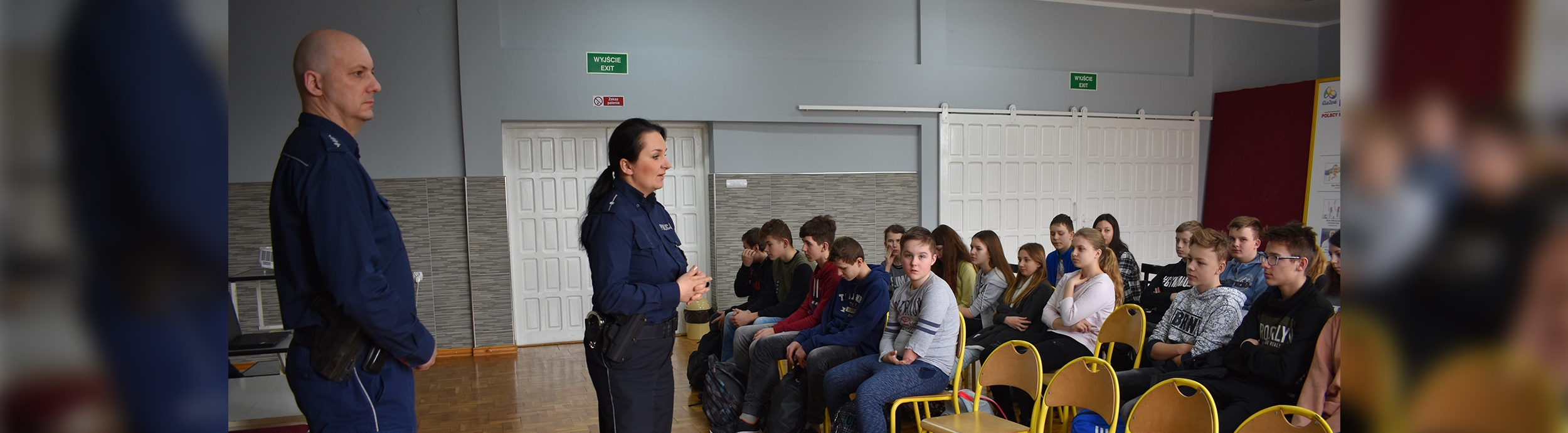 Spotkanie z Policją dla klas VI-VII