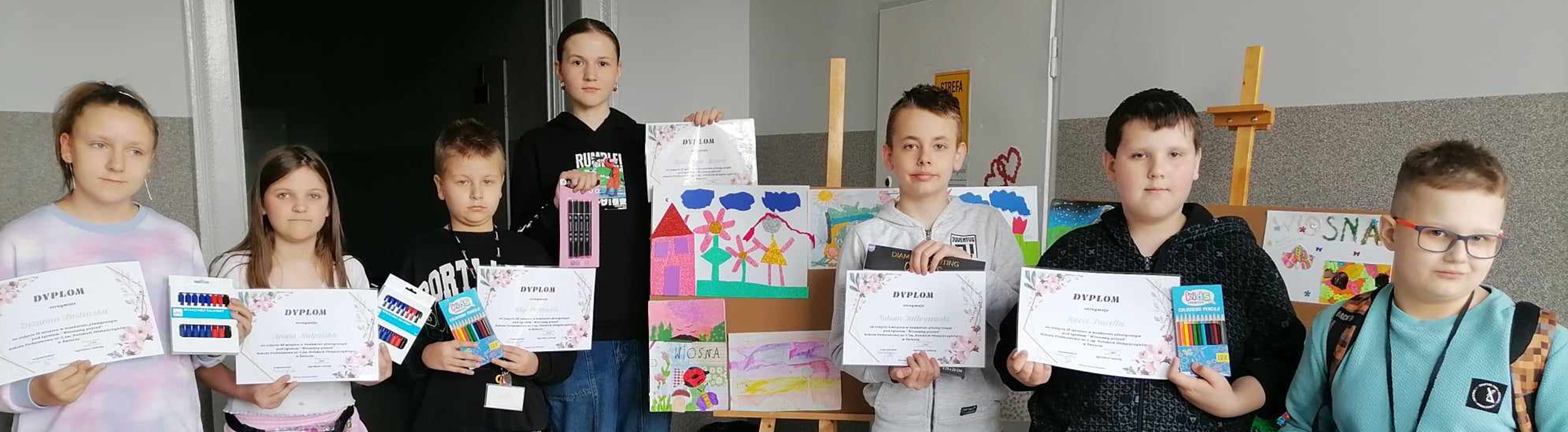 ROZSTRZYGNIĘCIE KONKURSU SZKOLNEGO POD TYTUŁEM „WIOSENNY PEJZAŻ”