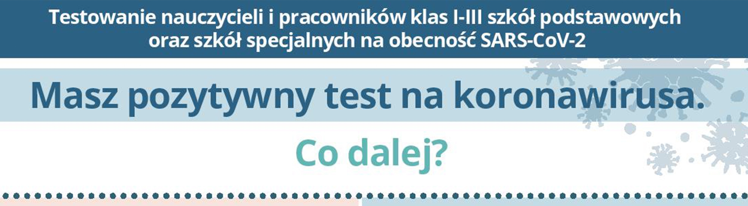 JAK SIĘ ZACHOWAĆ PO POZYTYWNYM WYNIKU NA KORONAWIRUSA