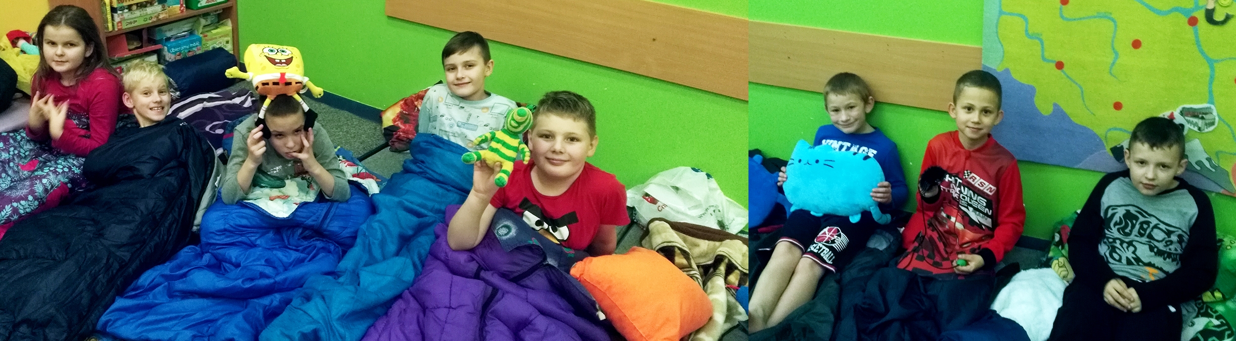 Nocny Biwak z Mikołajem klasy III B