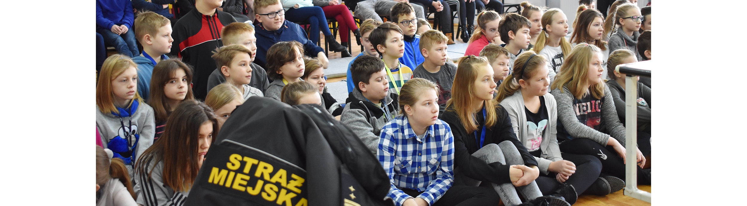 Bezpieczne ferie - Spotkanie uczniów z Komendantem Straży Miejskiej