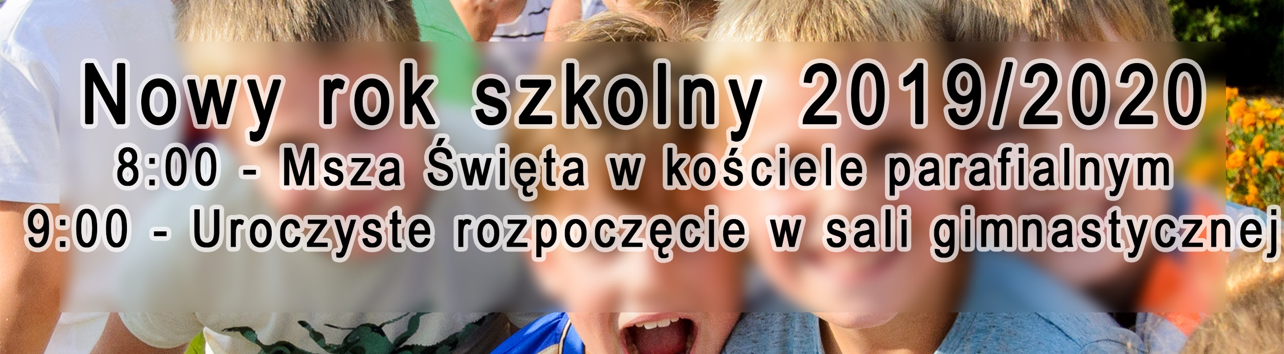 Zaczynamy nowy rok szkolny 2019/2020!
